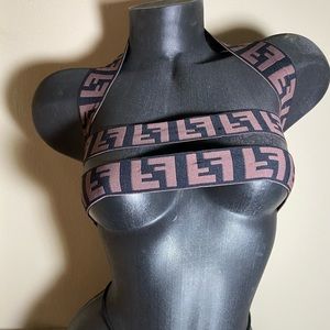 Fendi Crop Top -Handmade